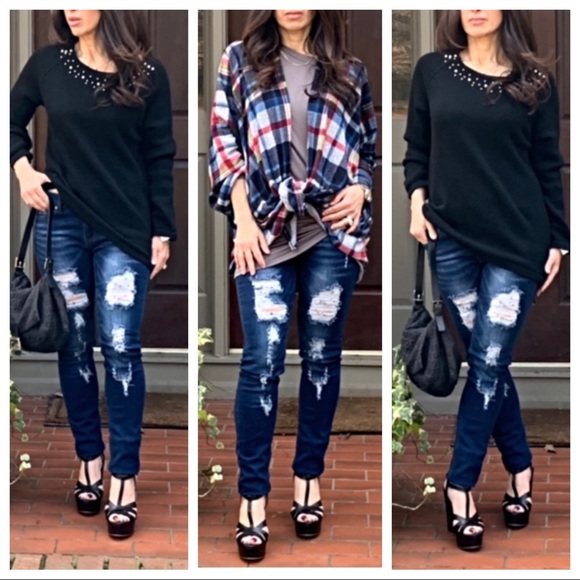 ✨LAST ONE✨Best fitting distressed jeans - Picture 4 of 8